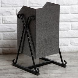 Урна для мусора «Квадратная», уличная, 22 л, бак 0.5 мм, 50×33×33 см, серая