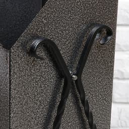 Урна для мусора «Квадратная», уличная, 22 л, бак 0.5 мм, 50×33×33 см, серая