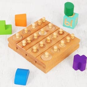 Развивающая игрушка «Цилиндры. Больше - меньше», набор