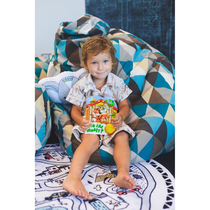 Музыкальная книга «Кто где живёт», 14.4×17 см, 10 стр.