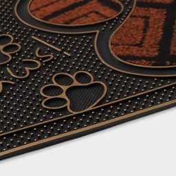 Коврик придверный Доляна «Лапка», 40×70 см, МИКС