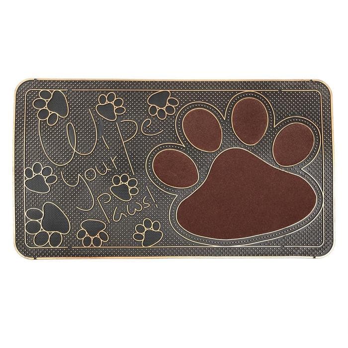 Коврик придверный Доляна «Лапка», 40×70 см, МИКС