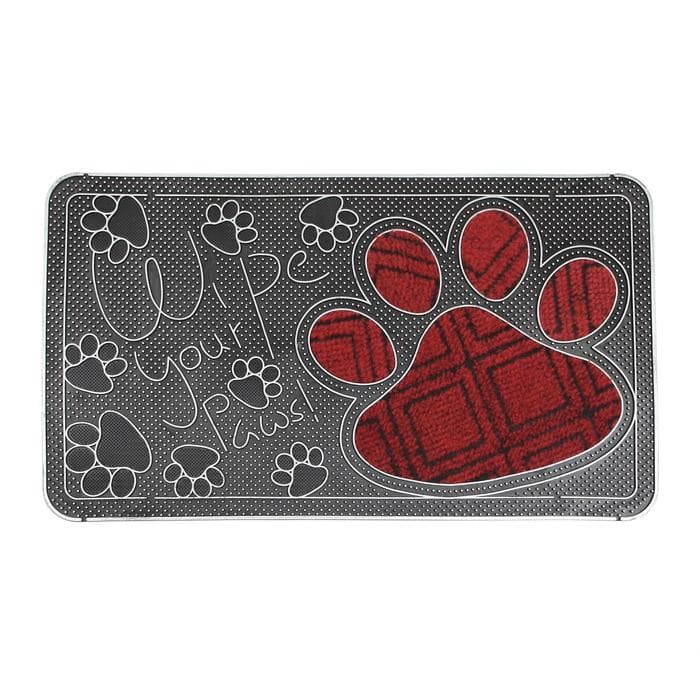 Коврик придверный Доляна «Лапка», 40×70 см, МИКС