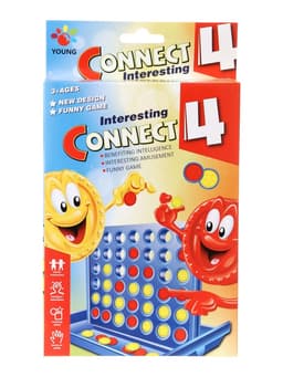 Настольная игра на логику «Звезда», четыре в ряд, поле 18.5×12.5 см