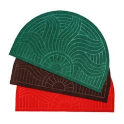 Коврик придверный полукруглый Доляна «Солнце», влаговпитывающий, без окантовки, 40×60 см, МИКС