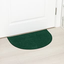 Коврик придверный полукруглый Доляна «Солнце», влаговпитывающий, без окантовки, 40×60 см, МИКС