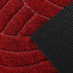 Коврик придверный полукруглый Доляна «Солнце», влаговпитывающий, без окантовки, 40×60 см, МИКС