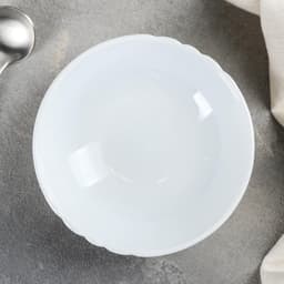Соусник Luminarc Lotusia, d=11 см, стеклокерамика, белый