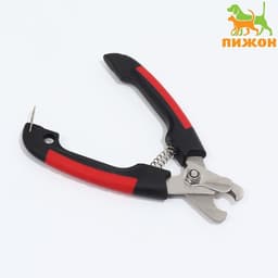 Когтерез боковой большой, 16×5.5×1.1 см, закругленные нескользящие ручки, эконом, цвет МИКС