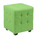 Пуф «Стенли», 400×400×420 мм, экокожа, цвет лайм