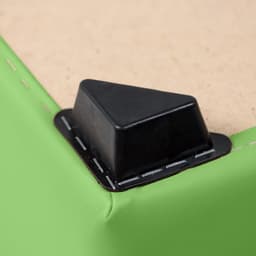 Пуф «Стенли», 400×400×420 мм, экокожа, цвет лайм