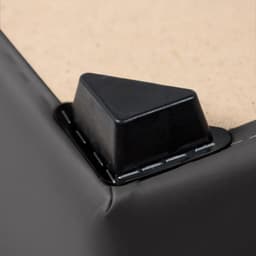 Пуф «Стенли», 400×400×420 мм, экокожа, цвет чёрный