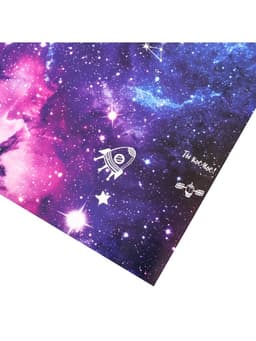 Бумага упаковочная глянцевая «Космос», 50×70 см