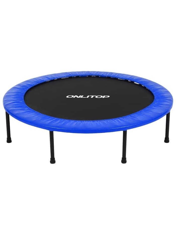 Батут детский ONLYTOP, d=127 см, цвета МИКС