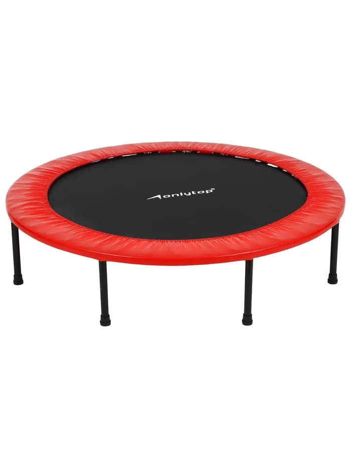 Батут детский ONLYTOP, d=127 см, цвета МИКС