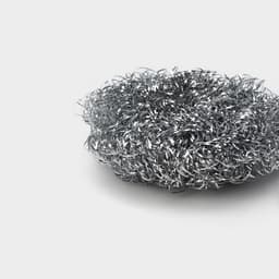 Губка для посуды Доляна, спираль, металлическая, 6×6×2 см