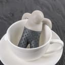 Ситечко для чая Доляна «Человечек», 8.5×7×3 см, цвет серый