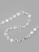 Бусы на нитях, с голографией, 10 мм, 9±1 м, прозрачные