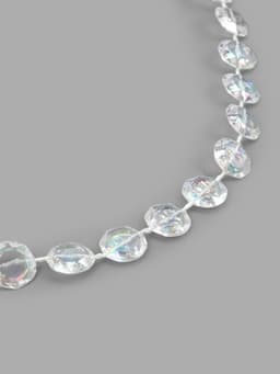 Бусы на нитях, с голографией, 10 мм, 9±1 м, прозрачные