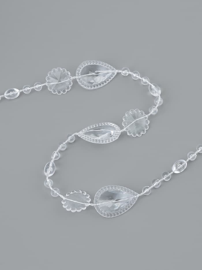 Бусы на нитях, 15 мм, 9±1 м, прозрачные