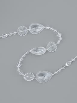 Бусы на нитях, 15 мм, 9±1 м, прозрачные