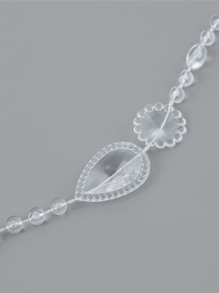 Бусы на нитях, 15 мм, 9±1 м, прозрачные