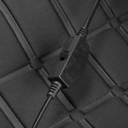 Накидка с подогревом TORSO, 12 В, регулятор, 95×50 см, провод 130 см, черный