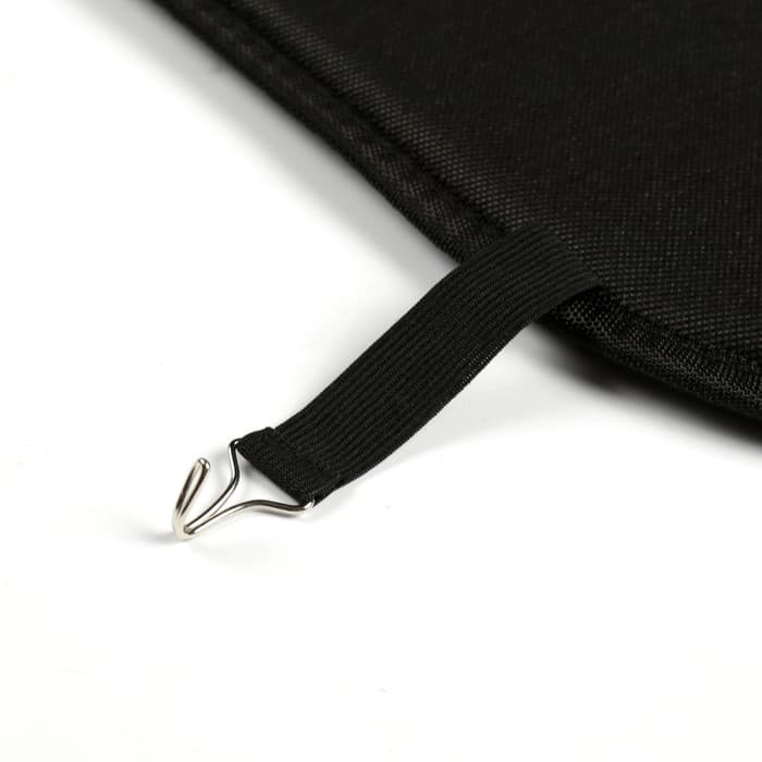 Накидка с подогревом TORSO, 12 В, регулятор, провод 120 см, иск. мех, черный