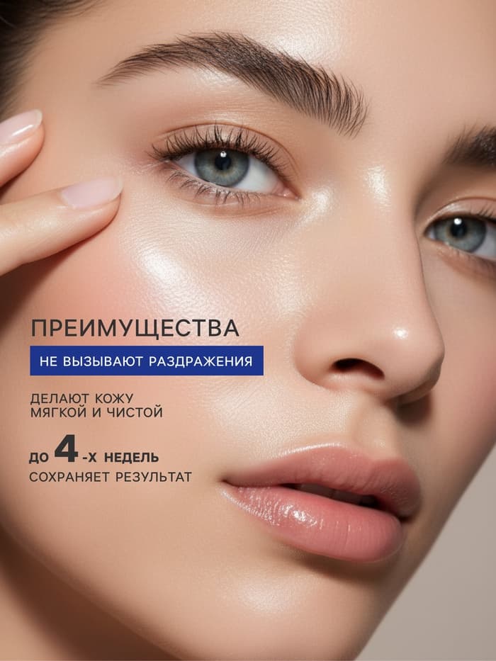 Восковые полоски Floresan для депиляции лица, 20 шт.