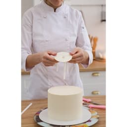 Палочки - дюбели для кондитерских изделий KONFINETTA, набор 8 шт., d=0.9 см, 30 см, пластик, белые