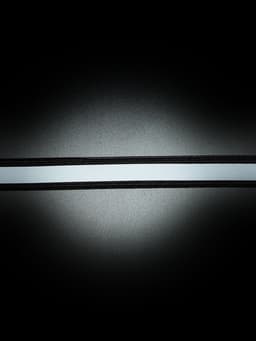 Светоотражающая лента-резинка, 20 мм, 10 ± 1 м, цвет чёрный