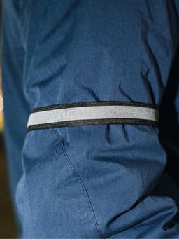 Светоотражающая лента-резинка, 20 мм, 10 ± 1 м, цвет чёрный