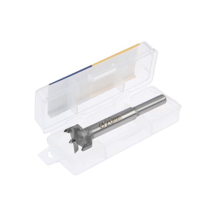 Сверло Форстнера ТУНДРА, твердосплавные пластины, цилиндрический хвостовик, 20 мм