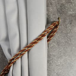 Держатель для штор «ТУНДРА» KS002, однорожковый, цвет бронза, набор 2 шт.