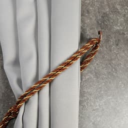 Держатель для штор KS002, однорожковый, цвет медь, набор 2 шт.