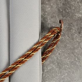 Держатель для штор KS002, однорожковый, цвет медь, набор 2 шт.