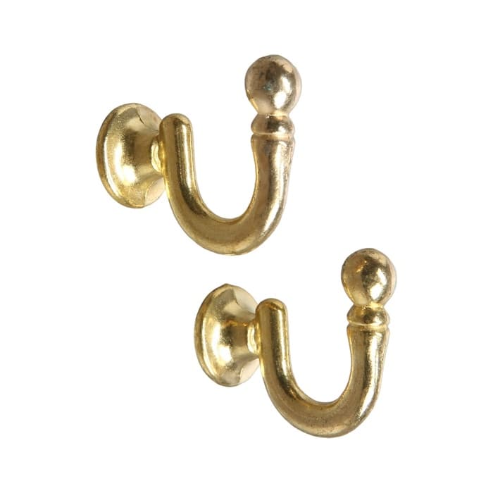 Держатель для штор KS003, однорожковый, цвет золото