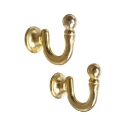 Держатель для штор KS003, однорожковый, цвет золото