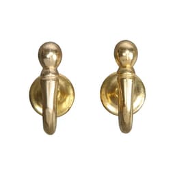 Держатель для штор KS003, однорожковый, цвет золото