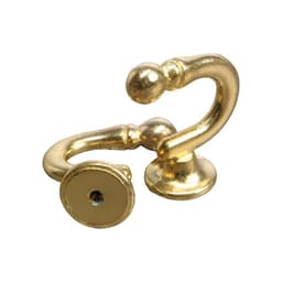 Держатель для штор KS003, однорожковый, цвет золото