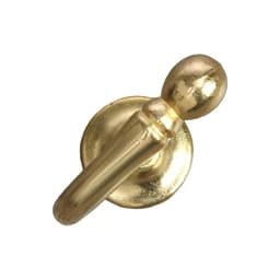 Держатель для штор KS003, однорожковый, цвет золото