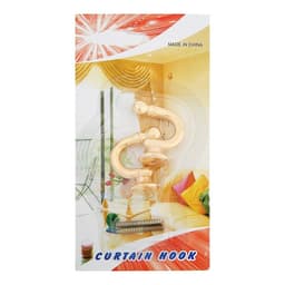 Держатель для штор KS003, однорожковый, цвет золото