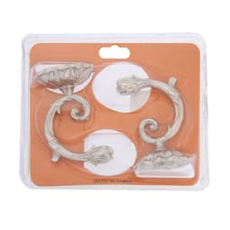 Держатель для штор «ТУНДРА» KS006, однорожковый, цвет хром