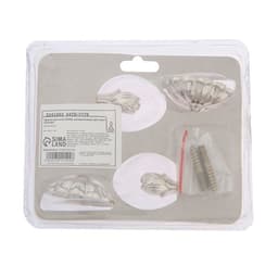 Держатель для штор «ТУНДРА» KS006, однорожковый, цвет хром