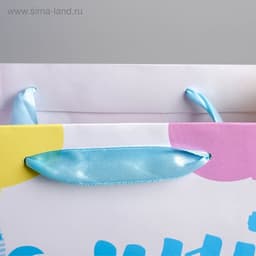 Пакет подарочный ламинированный, упаковка, «Самый лучший день сегодня!», ML 23×27×11.5 см