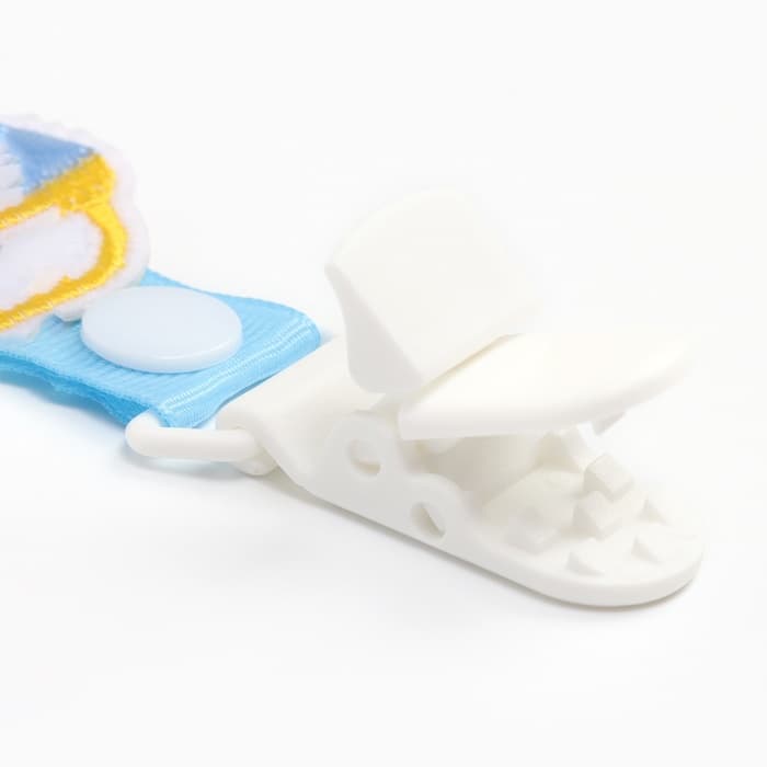 Держатель для соски - пустышки M&B «Счастливый малыш», на ленте