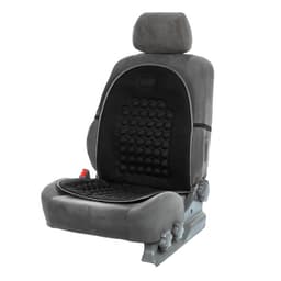 Накидка-массажёр на сиденье автомобиля, чёрный, велюр