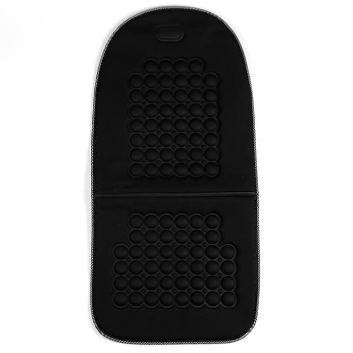 Накидка-массажёр на сиденье автомобиля, чёрный, велюр