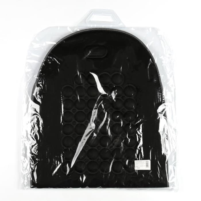 Накидка-массажёр на сиденье автомобиля, чёрный, велюр