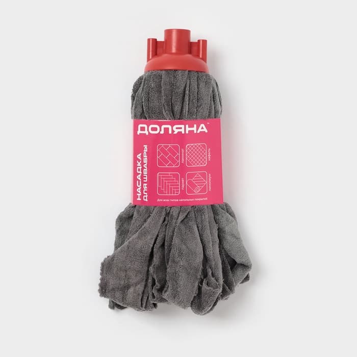 Насадка для швабры ленточная Доляна, микрофибра, 28×7×7 см, МИКС